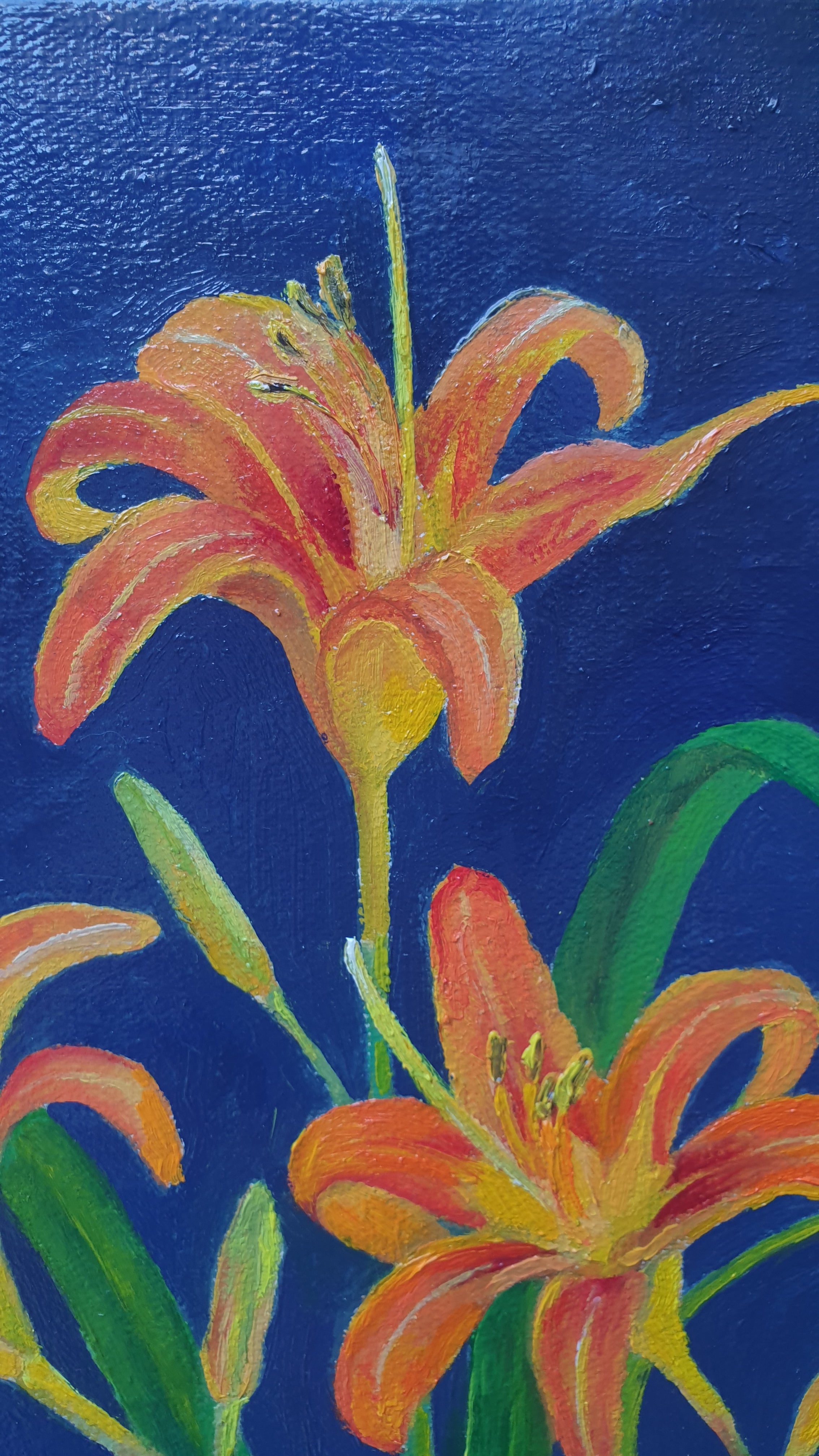 Still Life with Orange Lilies