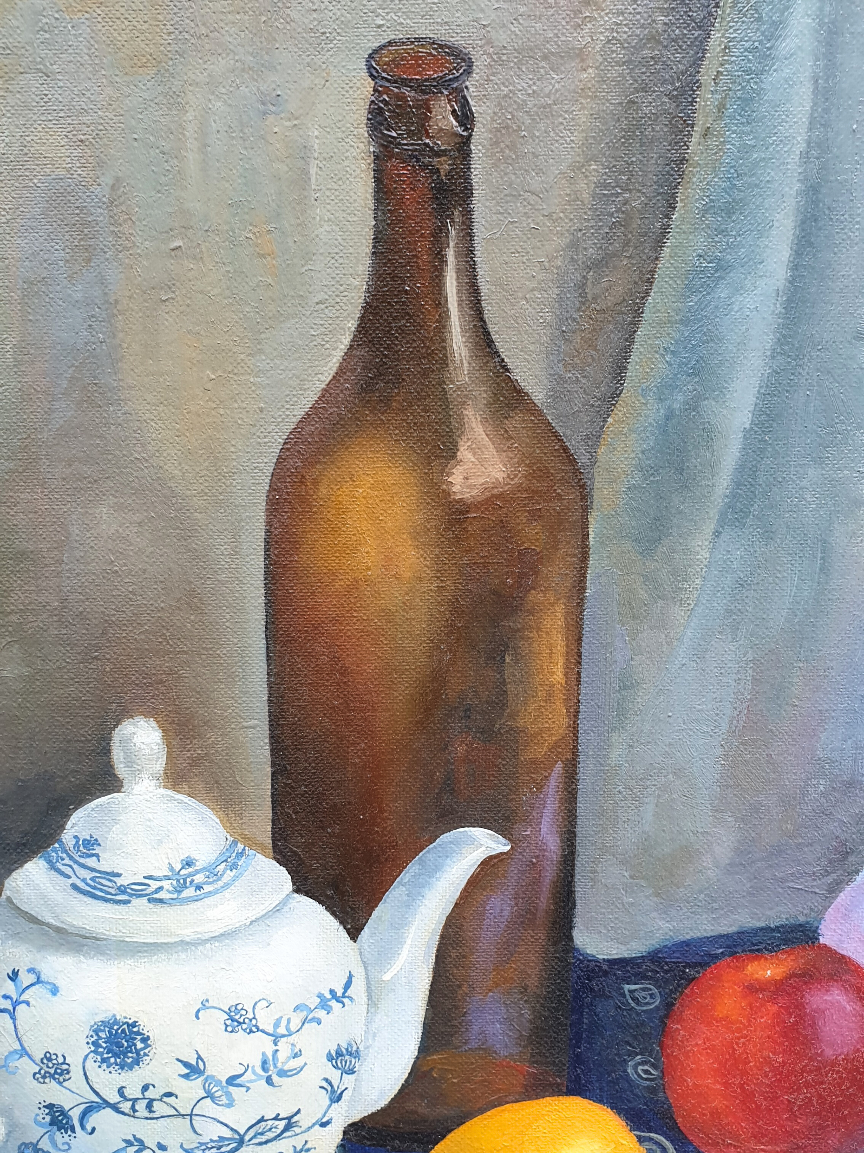 Georgian Blue Tablecloth