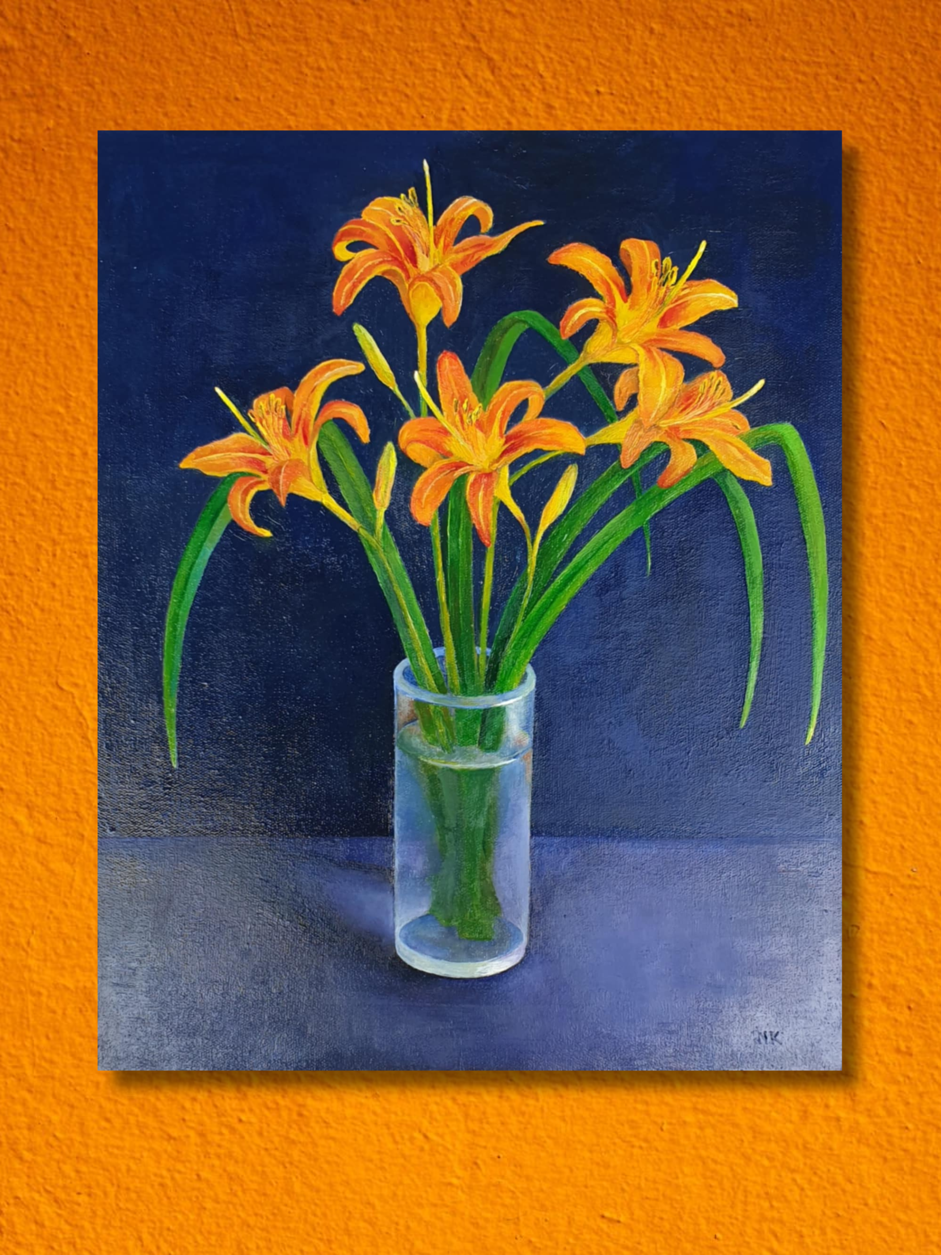 Still Life with Orange Lilies