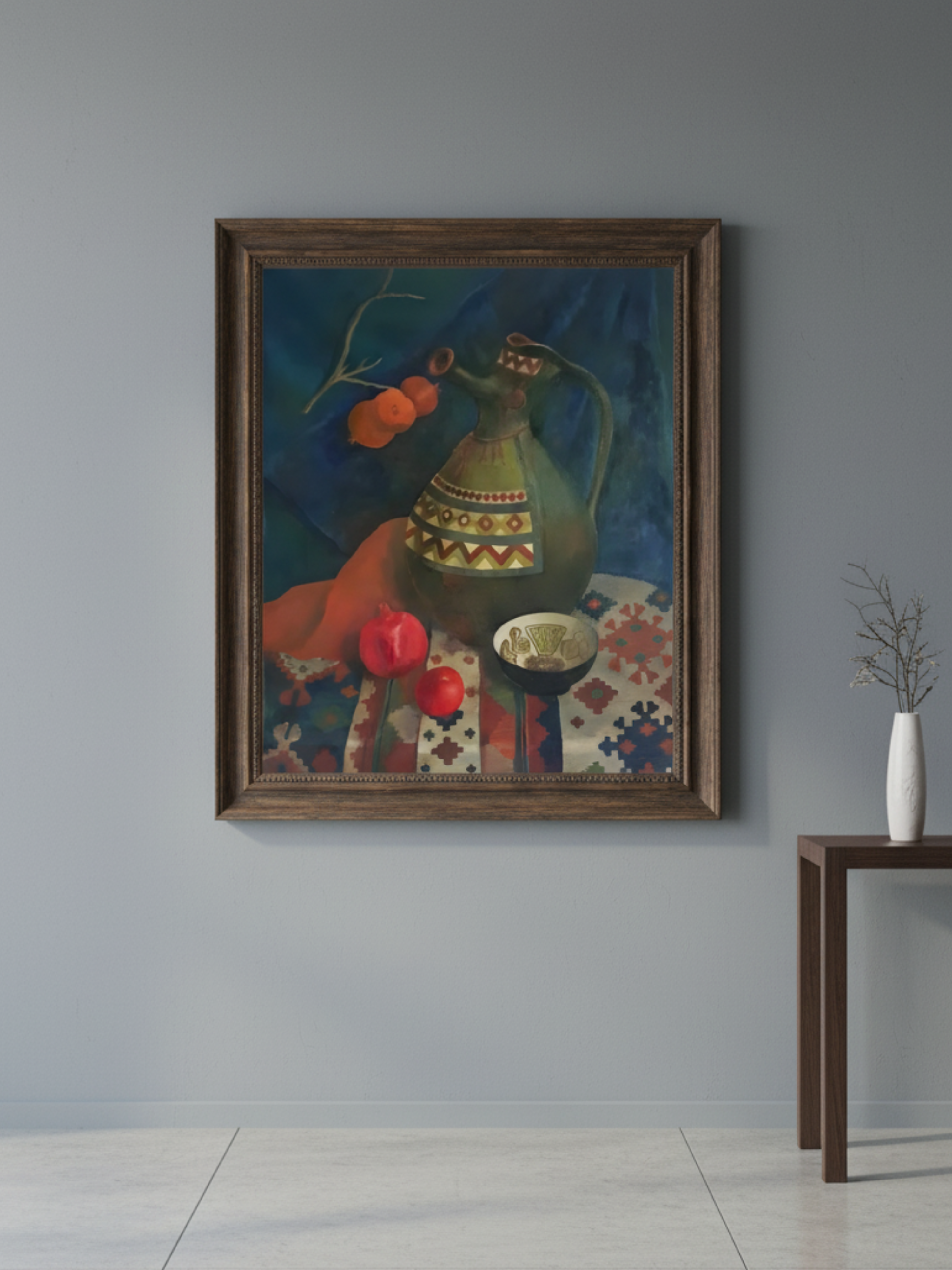 Pomegranates and Jug