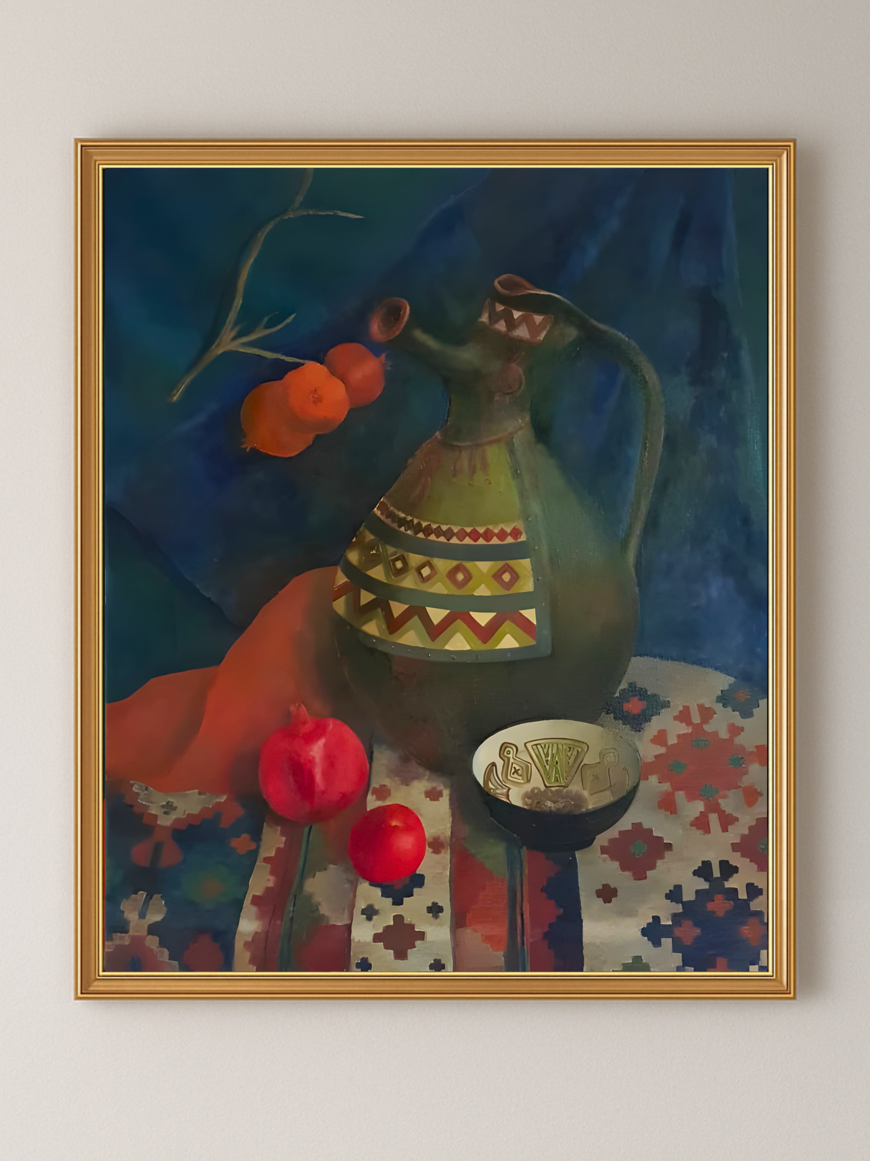 Pomegranates and Jug