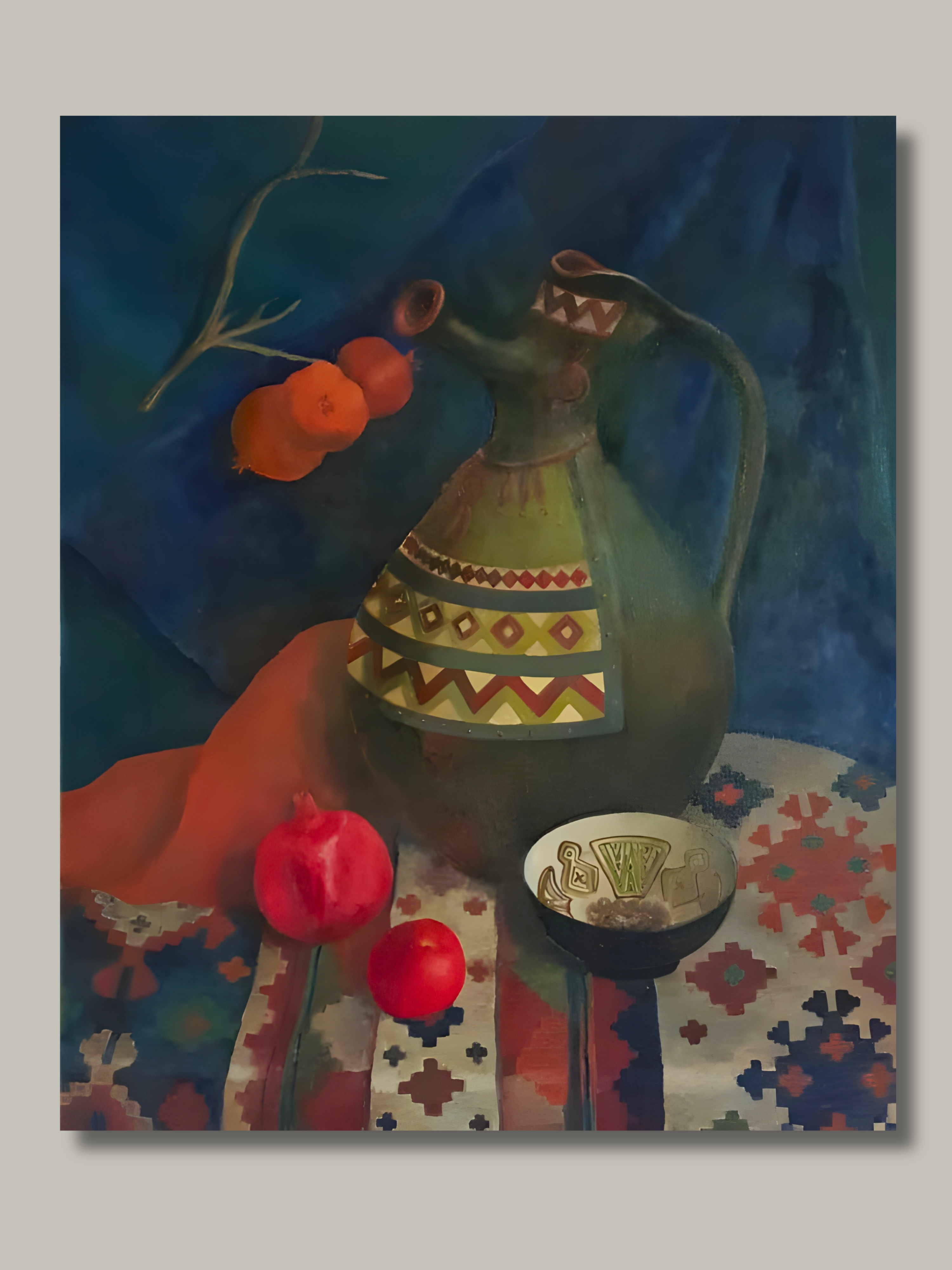 Pomegranates and Jug
